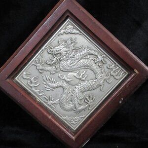 Royal Selangor Pewter Craftsmanship Wall Plaque Chinese Dragon